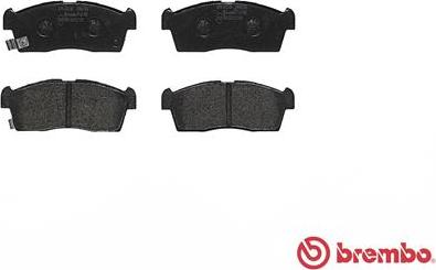 Brembo P 61 108 - Brake Pad Set, disc brake onlydrive.pro