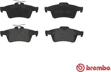 Brembo P 61 110 - Bremžu uzliku kompl., Disku bremzes onlydrive.pro