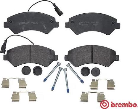 Brembo P 61 118 - Brake Pad Set, disc brake onlydrive.pro