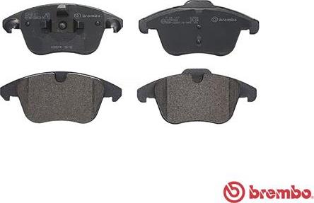 Brembo P 61 117 - Brake Pad Set, disc brake onlydrive.pro