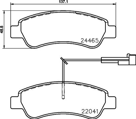 Brembo P 61 125 - Brake Pad Set, disc brake onlydrive.pro