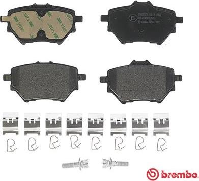 Brembo P 61 122 - Brake Pad Set, disc brake onlydrive.pro