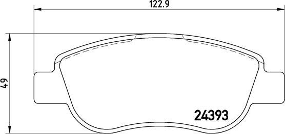 Brembo P 68 049 - Brake Pad Set, disc brake onlydrive.pro