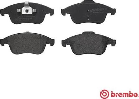 Brembo P 68 045 - Bremžu uzliku kompl., Disku bremzes onlydrive.pro