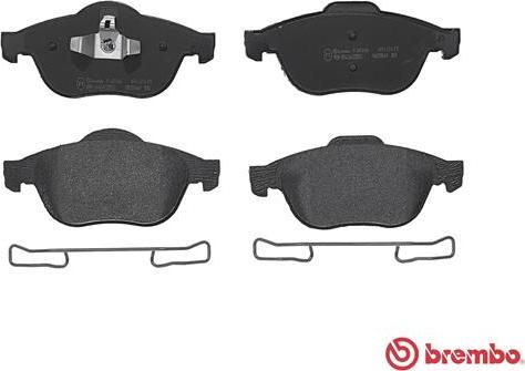 Brembo P 68 040 - Stabdžių trinkelių rinkinys, diskinis stabdys onlydrive.pro