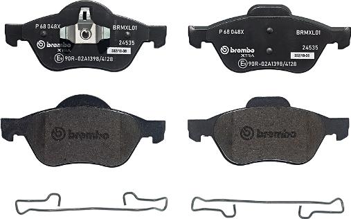 Brembo P 68 048X - Brake Pad Set, disc brake onlydrive.pro