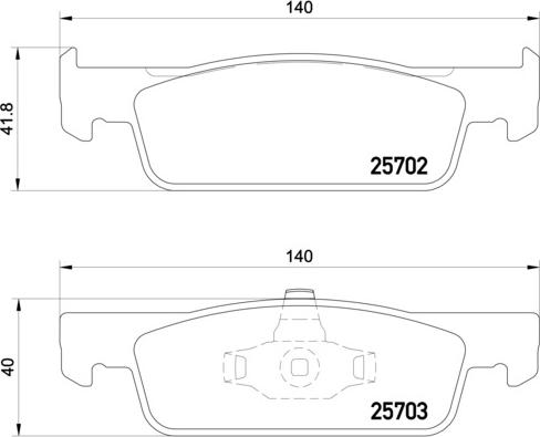 Brembo P 68 059X - Тормозные колодки, дисковые, комплект onlydrive.pro