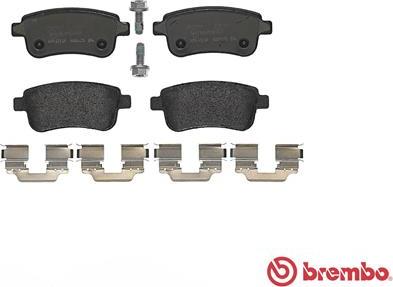 Brembo P 68 054 - Brake Pad Set, disc brake onlydrive.pro