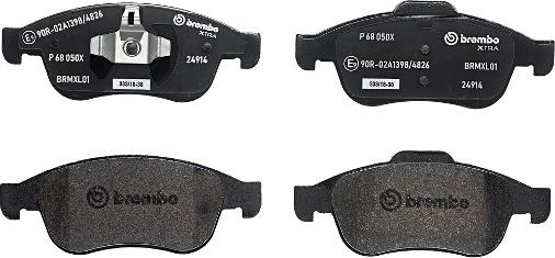 Brembo P 68 050X - Brake Pad Set, disc brake onlydrive.pro