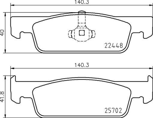 Brembo P 68 069 - Brake Pad Set, disc brake onlydrive.pro