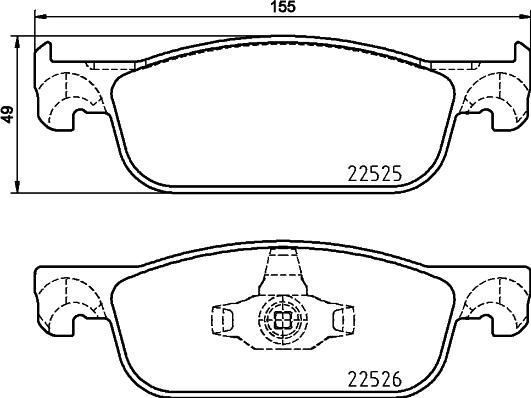 Brembo P 68 065X - Brake Pad Set, disc brake onlydrive.pro