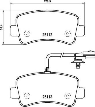 Brembo P 68 063 - Stabdžių trinkelių rinkinys, diskinis stabdys onlydrive.pro