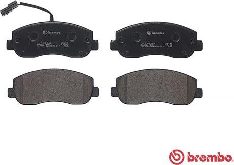 Brembo P 68 062 - Brake Pad Set, disc brake onlydrive.pro