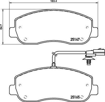 Brembo P 68 062 - Brake Pad Set, disc brake onlydrive.pro