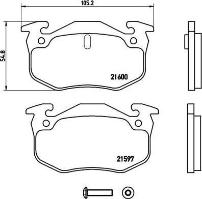 Brembo P 68 018 - Brake Pad Set, disc brake onlydrive.pro