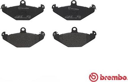 Brembo P 68 017 - Brake Pad Set, disc brake onlydrive.pro