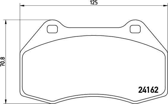 Brembo P 68 036 - Brake Pad Set, disc brake onlydrive.pro