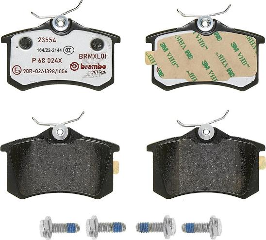 Brembo P 68 024X - Brake Pad Set, disc brake onlydrive.pro