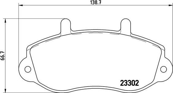 Brembo P 68 025 - Brake Pad Set, disc brake onlydrive.pro