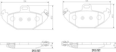 Brembo P 68 021 - Jarrupala, levyjarru onlydrive.pro