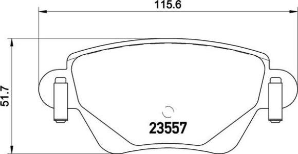 Brembo P 68 028 - Brake Pad Set, disc brake onlydrive.pro