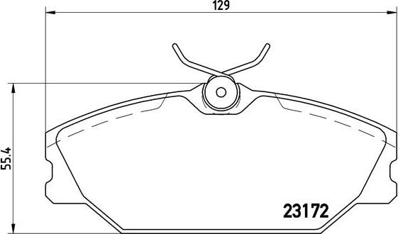 Brembo P 68 027 - Piduriklotsi komplekt,ketaspidur onlydrive.pro