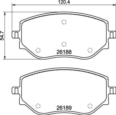 Brembo P 68 073 - Тормозные колодки, дисковые, комплект onlydrive.pro