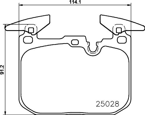 Brembo P 06 096 - Brake Pad Set, disc brake onlydrive.pro