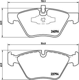 Brembo P 06 040X - Bremžu uzliku kompl., Disku bremzes onlydrive.pro