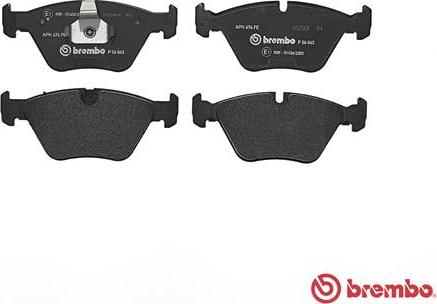 Brembo P 06 043 - Jarrupala, levyjarru onlydrive.pro