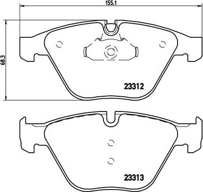 Brembo P 06 054X - Jarrupala, levyjarru onlydrive.pro