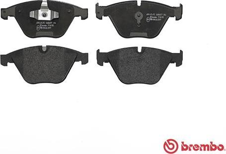 Brembo P 06 055 - Brake Pad Set, disc brake onlydrive.pro