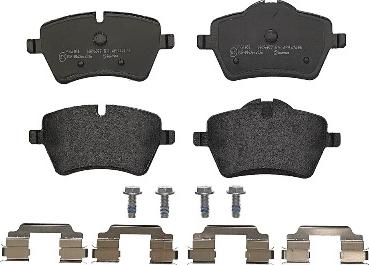 Brembo P 06 051 - Brake Pad Set, disc brake onlydrive.pro