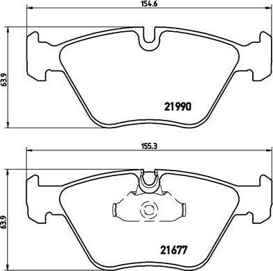 Brembo P 06 065 - Brake Pad Set, disc brake onlydrive.pro