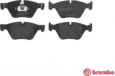 Brembo P 06 060 - Piduriklotsi komplekt,ketaspidur onlydrive.pro