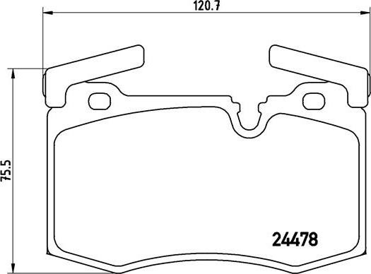 Brembo P 06 068 - Piduriklotsi komplekt,ketaspidur onlydrive.pro