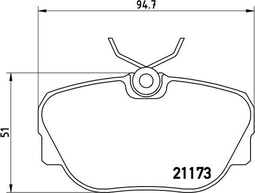 Brembo P 06 010 - Stabdžių trinkelių rinkinys, diskinis stabdys onlydrive.pro