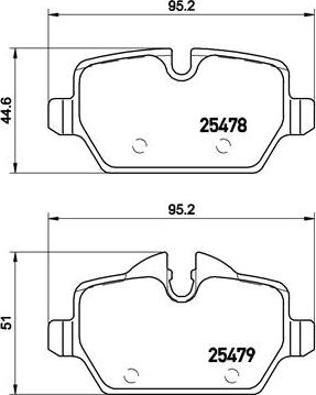 Brembo P 06 080 - Brake Pad Set, disc brake onlydrive.pro