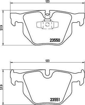 Brembo P 06 039 - Stabdžių trinkelių rinkinys, diskinis stabdys onlydrive.pro