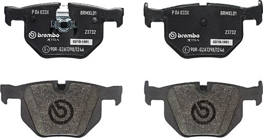 Brembo P 06 033X - Jarrupala, levyjarru onlydrive.pro