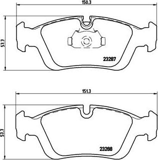 Brembo P 06 024 - Stabdžių trinkelių rinkinys, diskinis stabdys onlydrive.pro