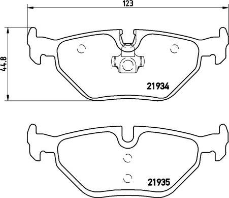 Brembo P 06 025 - Brake Pad Set, disc brake onlydrive.pro