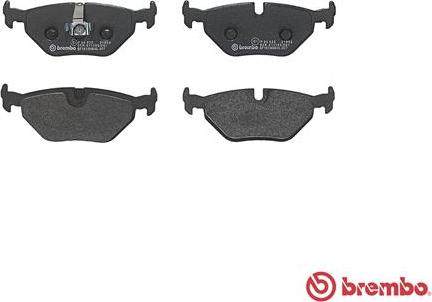 Brembo P 06 025 - Brake Pad Set, disc brake onlydrive.pro