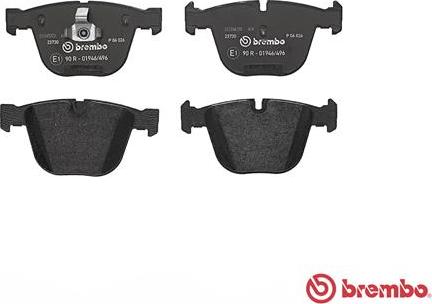 Brembo P 06 026 - Stabdžių trinkelių rinkinys, diskinis stabdys onlydrive.pro