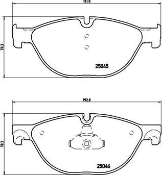 Brembo P 06 076 - Тормозные колодки, дисковые, комплект onlydrive.pro