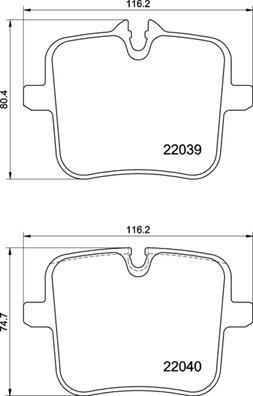 Brembo P 06 109 - Brake Pad Set, disc brake onlydrive.pro