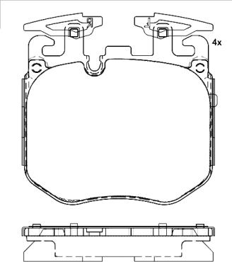 Brembo P 06 106 - Brake Pad Set, disc brake onlydrive.pro