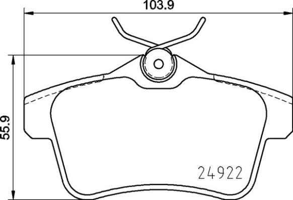 Brembo P 06 102 - Jarrupala, levyjarru onlydrive.pro