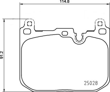 Brembo P 06 110 - Stabdžių trinkelių rinkinys, diskinis stabdys onlydrive.pro