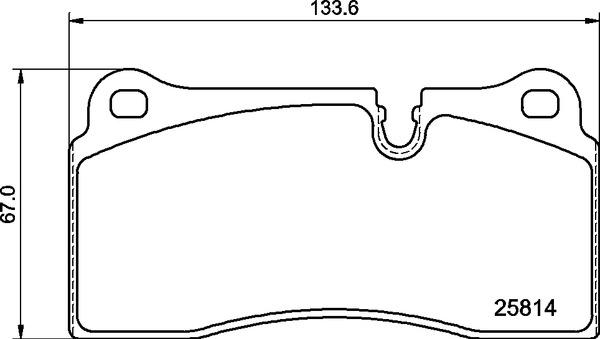 Brembo P 06 111 - Bremžu uzliku kompl., Disku bremzes onlydrive.pro